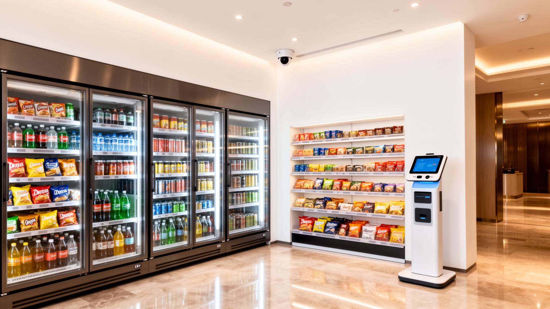 Mercado autônomo CR Market em condomínio